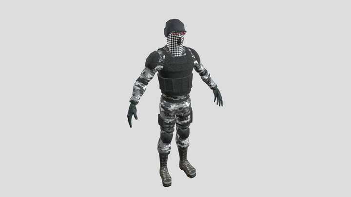 SWAT UNIT 3D Model