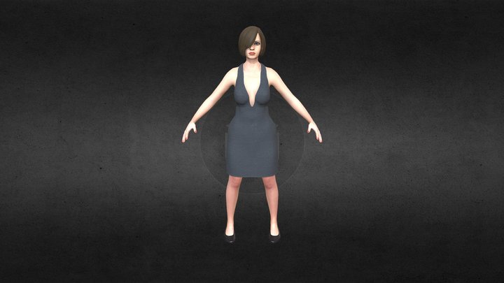 Dressed Woman 3D Model