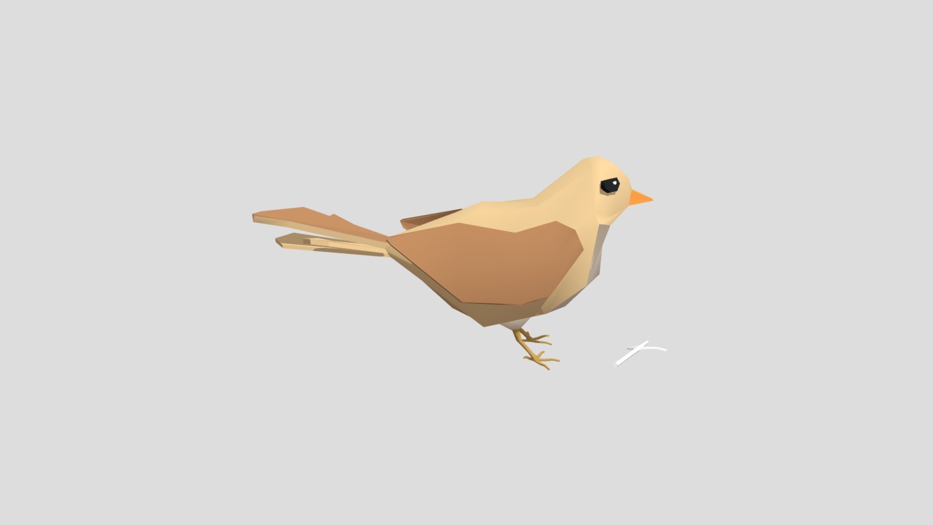 Sparrow from Poly by Google