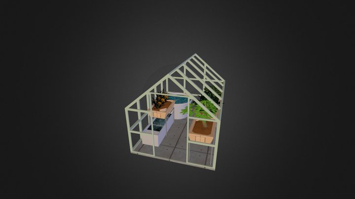 AquaBundance 4 Bed Sleek 3D Model
