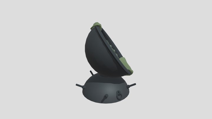 Naval Mine chair 3D Model