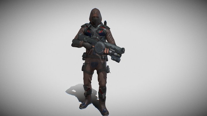 Remaster Character Soldier 3D Model