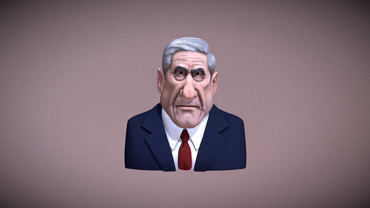 Robert Mueller Caricature 3D Model