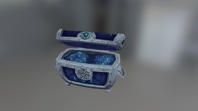 Treasure Chest 3D Model