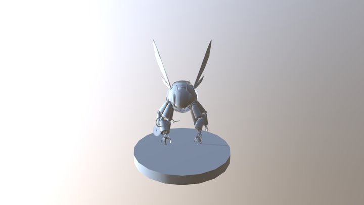 WIP Character - Robo Bee 3D Model