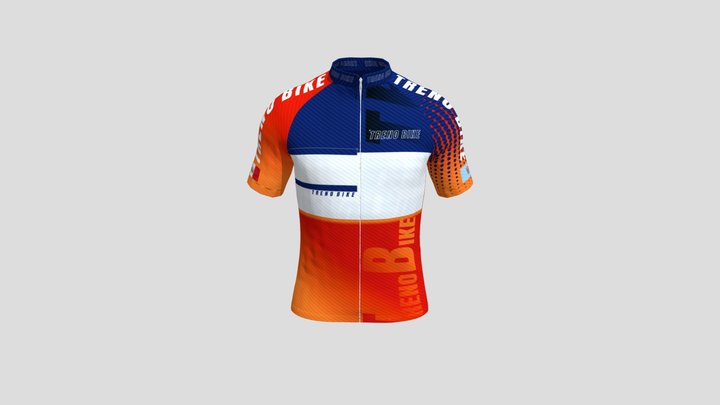 Cycling Jersey TRENO BIKE 3D Model