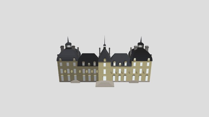 Chateau De Cheverny 3D Model