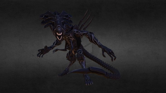 Minimate Alien Queen 3D Model