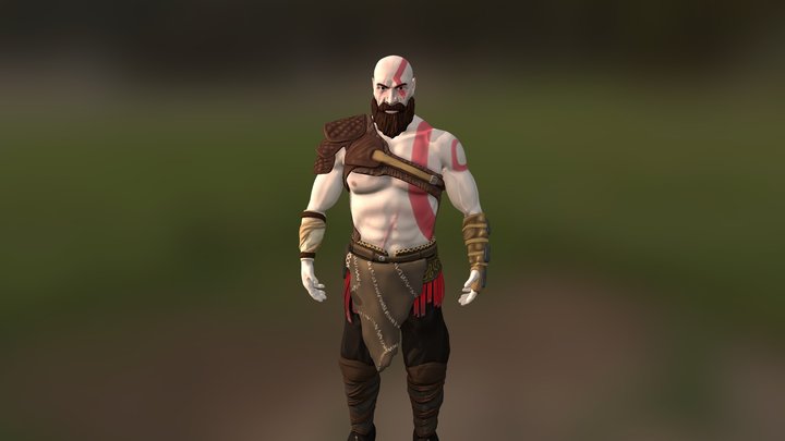 Kratos 3D Model