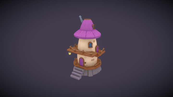 Forest House 3D Model