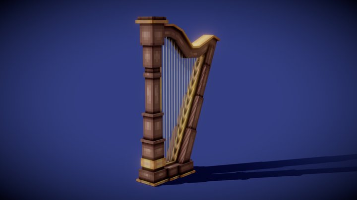 𝐇𝐚𝐫𝐩 | Minecraft model 3D Model