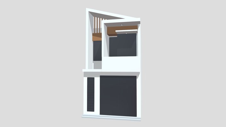 Low Poly Vietnamese Urban House [Game Ready]