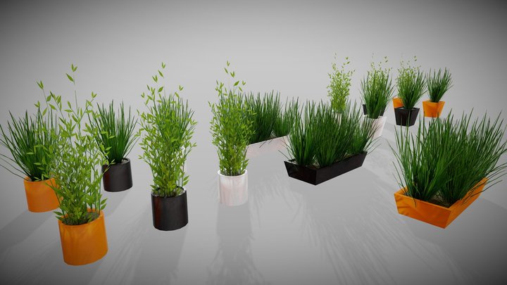 Optimized Potted Plants – Free 3D Model STL