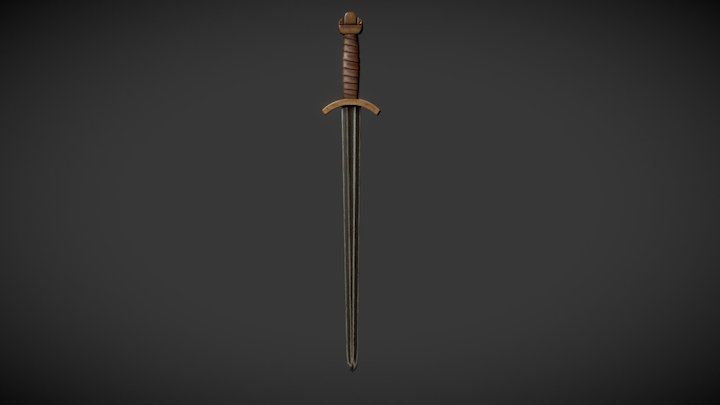 Lagertha from Vikings TV show sword 3D Model