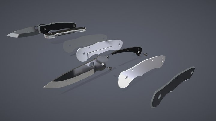 Knife. HomeWork 3D Model