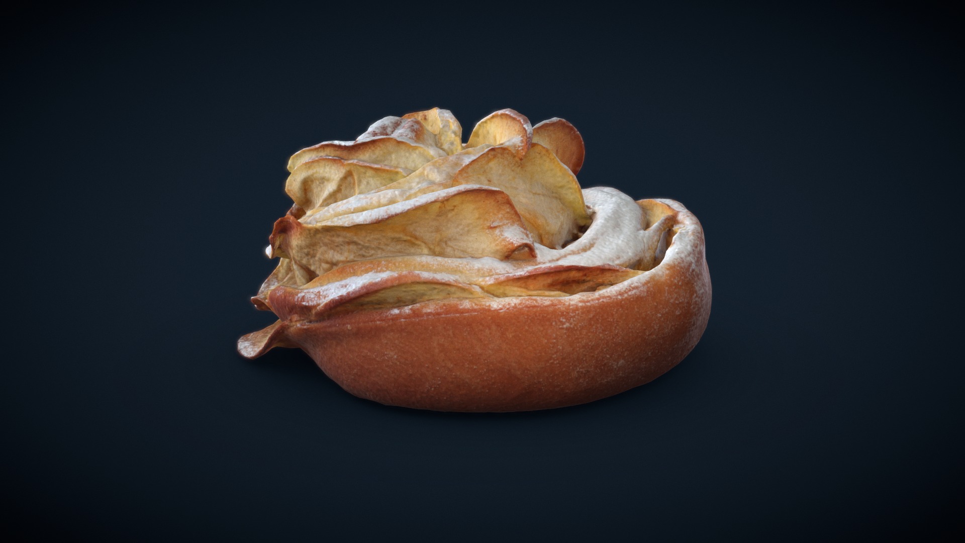 3D model Bun - This is a 3D model of the Bun. The 3D model is about a close-up of a human mouth.