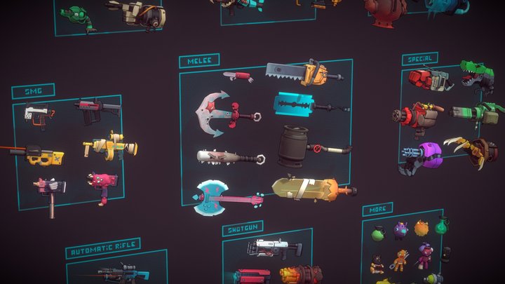 weapon asset 3D Model