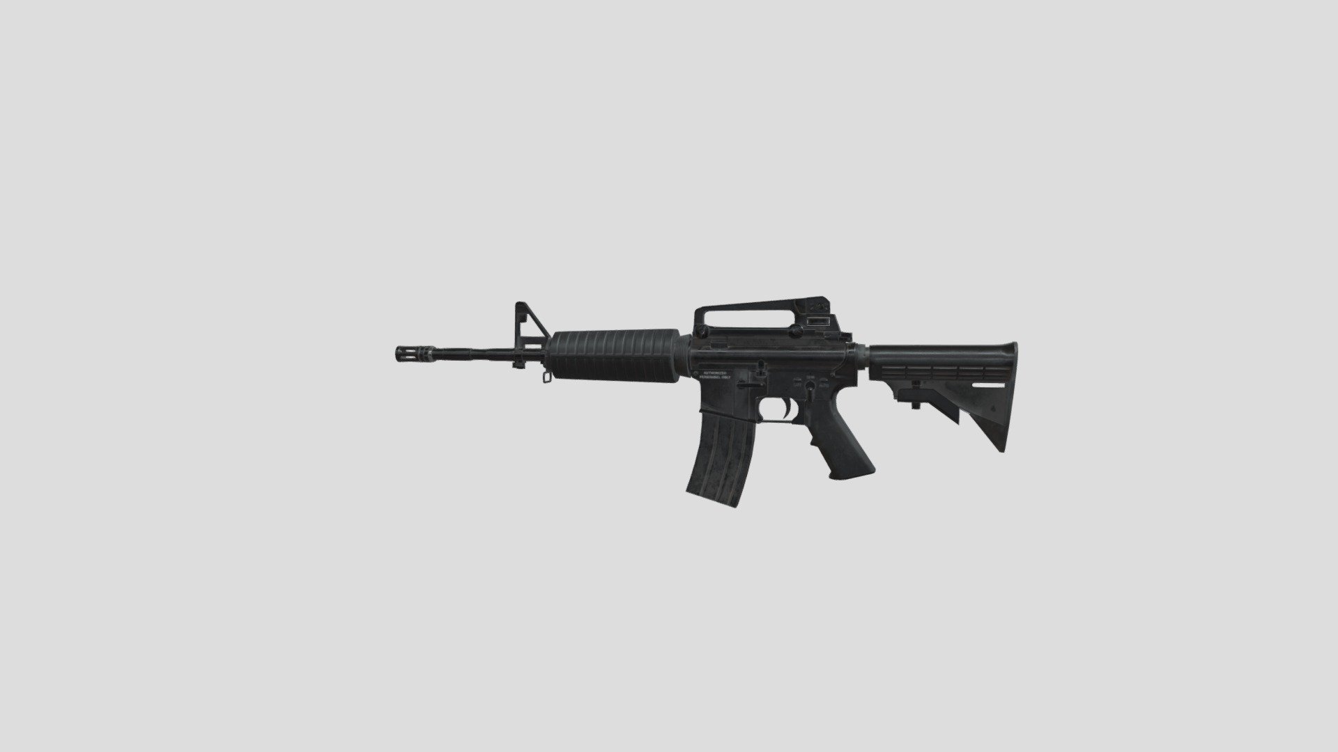 m4a1 - Download Free 3D model by hfh1740131277 [967f119] - Sketchfab