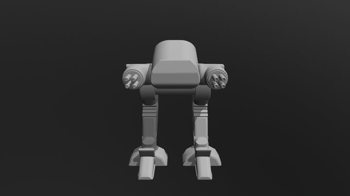ED 209 3D Model