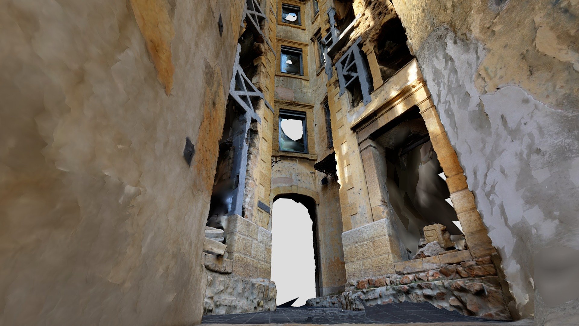 Beit Beirut - Download Free 3D model by Andre.Zakhya [968022a] - Sketchfab