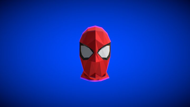 Low Poly Spider Man 3D Model