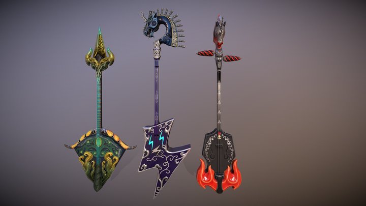 Morin Khuur 3D Model