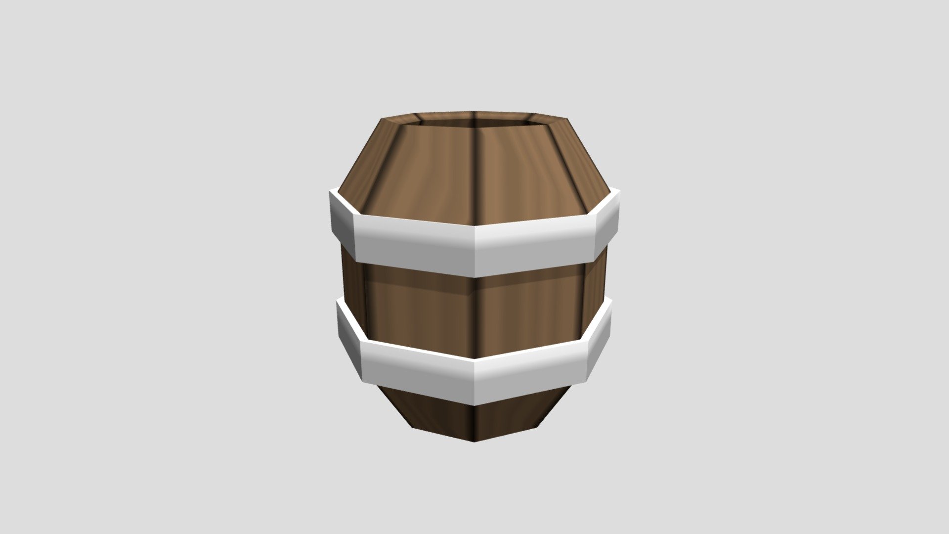 Low Poly Barrel
