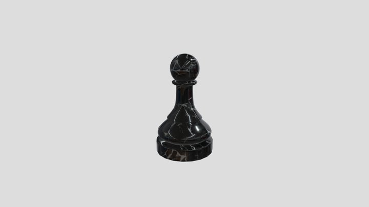 Pawn Chesspiece 3D Model