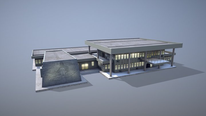 MilitaryBase_PortoVelho_Headquarters 3D Model