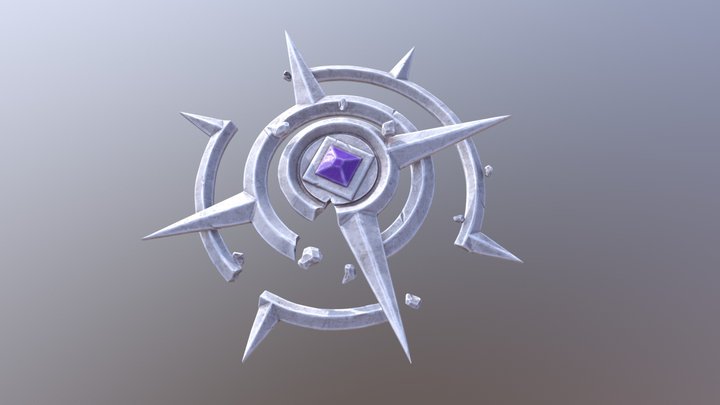 Ancient Compass 3D Model