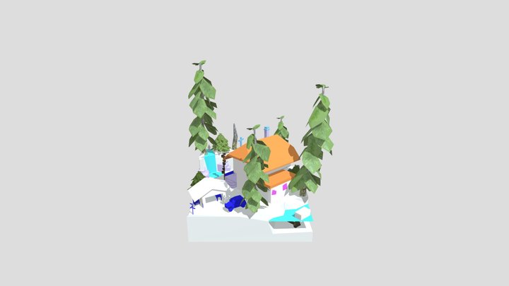 Forest Loner - WIP Diorama 3D Model