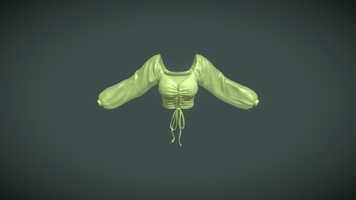 crop top 3D Model