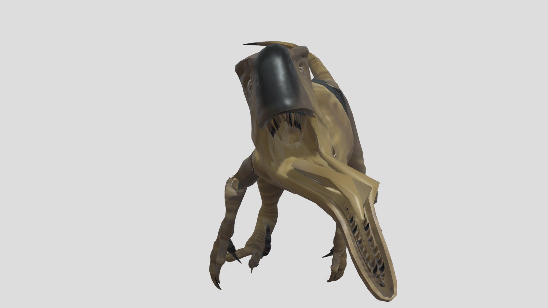 Utahraptor Rig Test (worst Bug Ever) - Download Free 3D model by ...