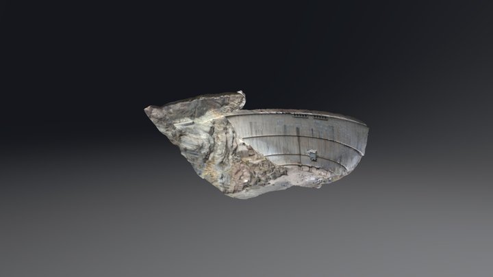 Presa Agua Del Toro 3D Model