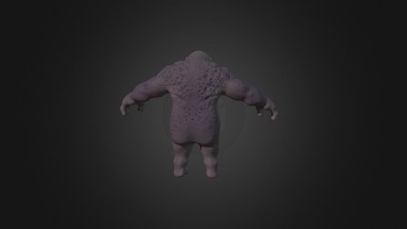 Cave troll 3D Model