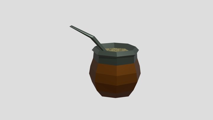 Mate argentino "Drink" 3D Model