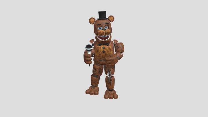 Withered Freddy Showtime 3D Model