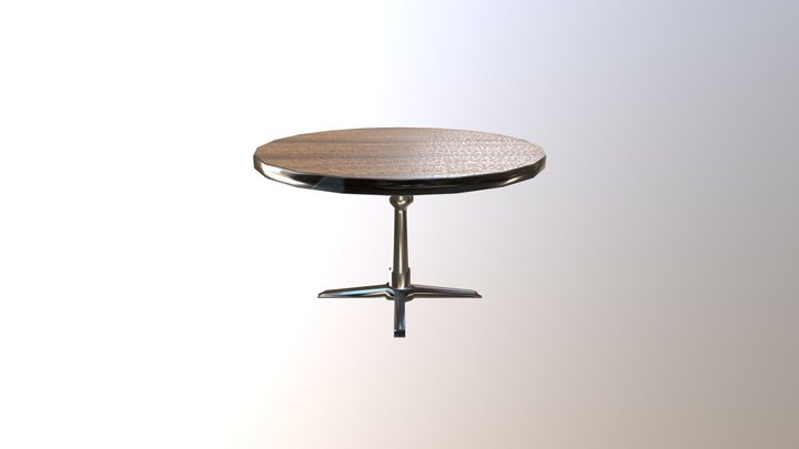 Bar Table 3D Model