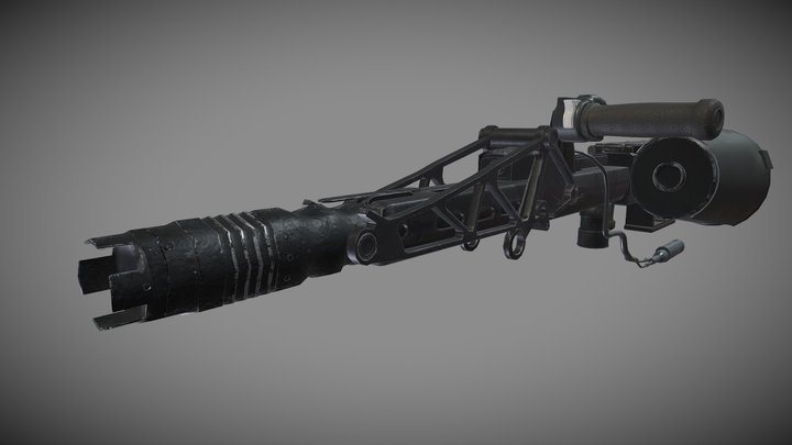 Smart Gun-M56A2 3D Model