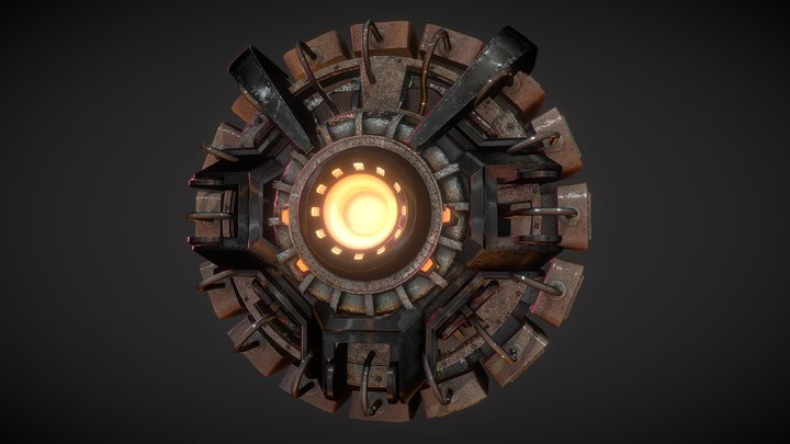 Custom Astro Core 3D Model