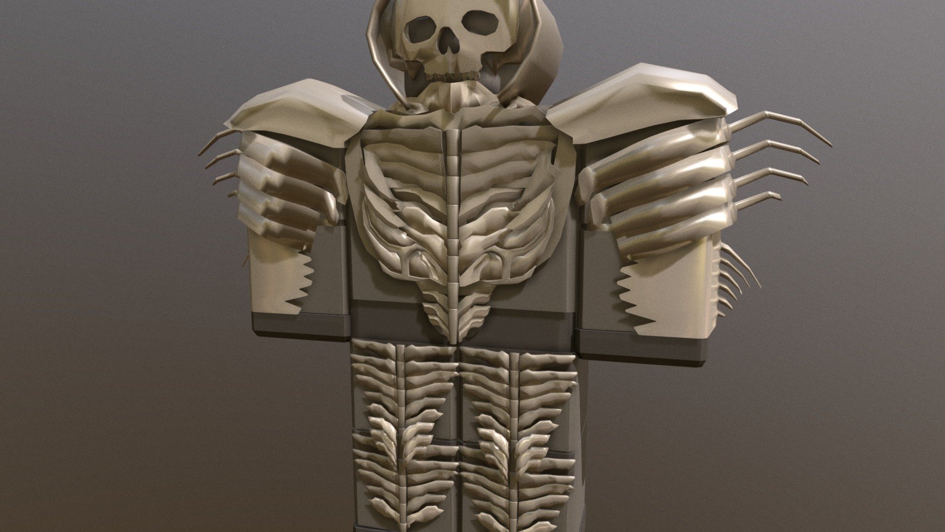 Roblox Bone Armour With Skull Download Free 3d Model By Ddggoorrddgg 9255