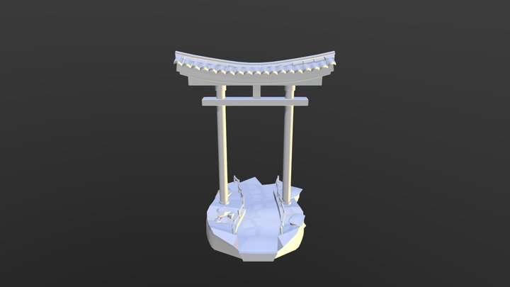 Student Concepet Scene 3D Model
