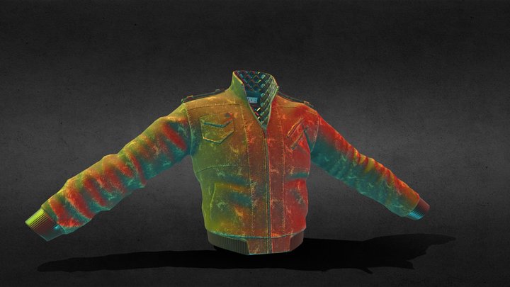 Leather Jacket 3D Model