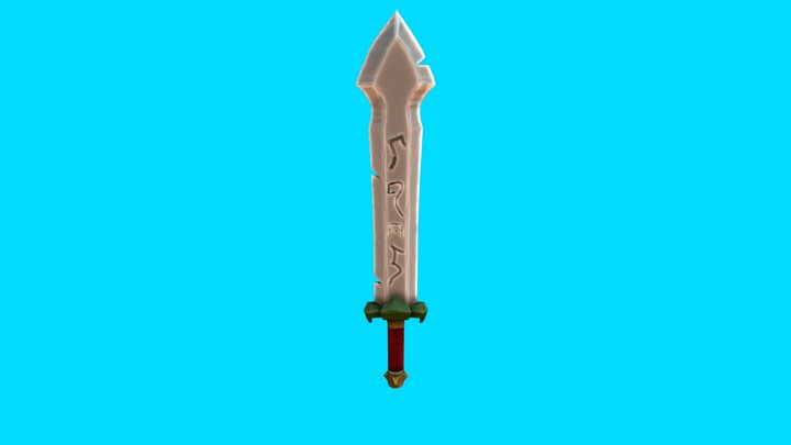Stylized Sword 3D Model