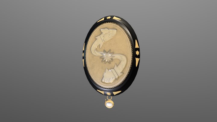 Brooch - Rocket Rumble 3D Model