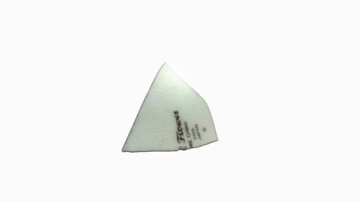 Africatown Lewis Quarters Whiteware Sherd 2 3D Model