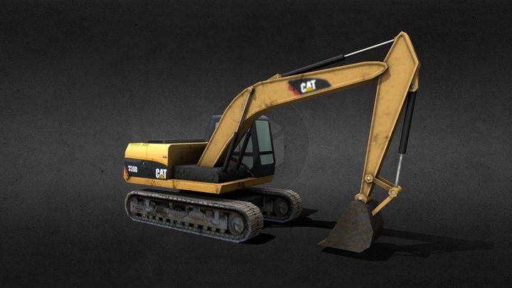 Excavator 3D Model