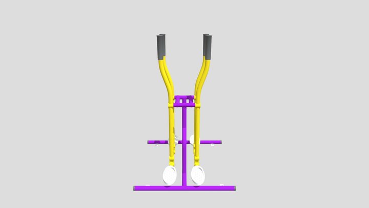 WT 32 บริหารสะโพก หัวไหล่ (สลับเท้าเดินคู่) 3D Model
