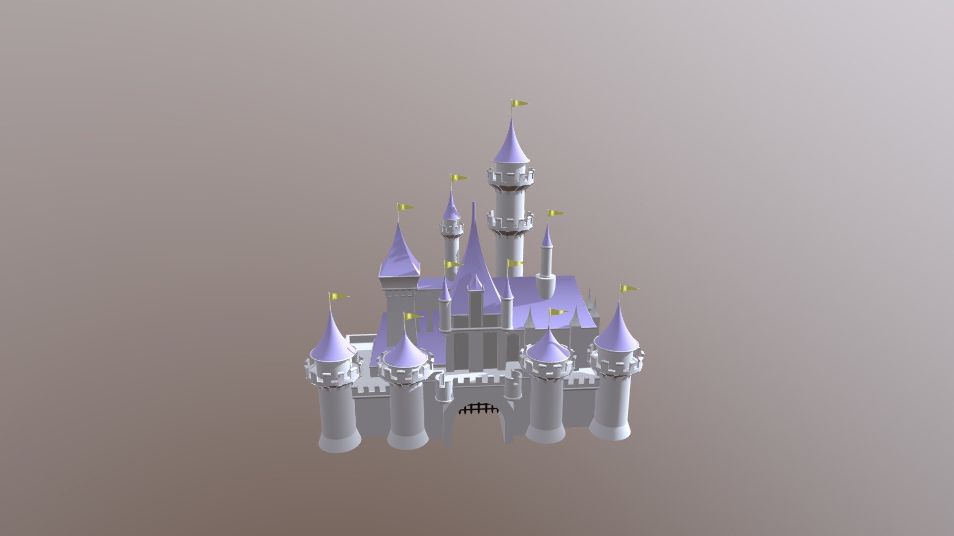 Castle - Download Free 3D Model By WareFLO [968ea1d] - Sketchfab