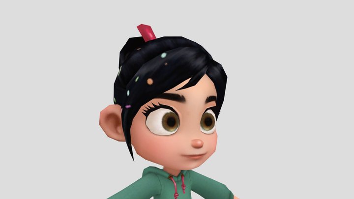 Vanellope Von Schweetz 3D Model